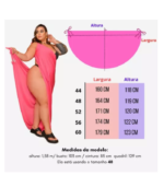 saida de praia plus size