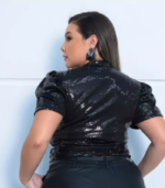 cropped preto