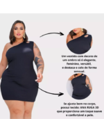 estido Balada Feminino Plus Size Tubinho Elastano Premium