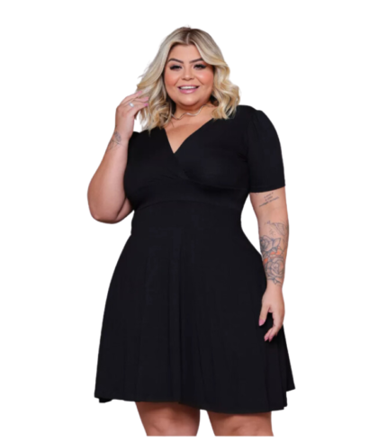 vestido igreja preto