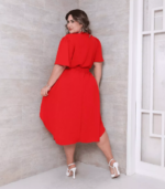 Vestido longo vermelho