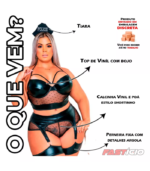 Fantasia Sexy Policial Short E Perneira