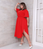Vestido longo vermelho