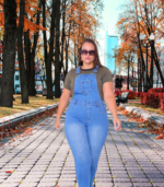 Macacão Jeans Feminino