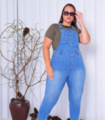 Macacão Jeans Feminino