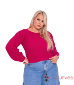 Blusa Tricot Manga Longa