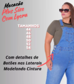 Macacão Jeans Feminino